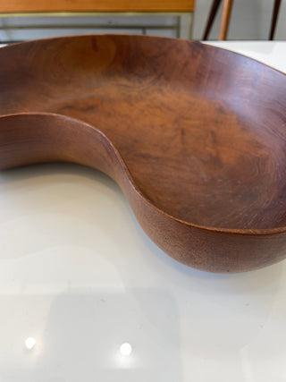 Danish Modern Sculptural Teak  Bowl