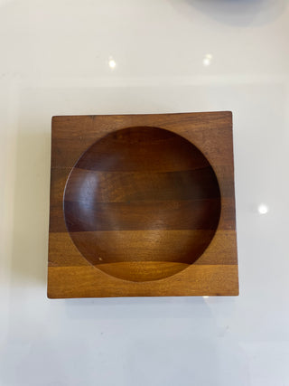 Mid Century Modern Ombré Wood Catchall
