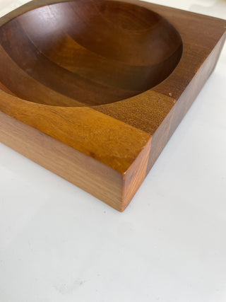 Mid Century Modern Ombré Wood Catchall