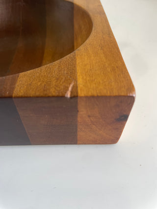 Mid Century Modern Ombré Wood Catchall