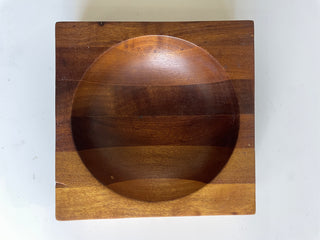 Mid Century Modern Ombré Wood Catchall