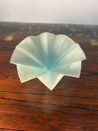 Tessa Clegg Pale Green Frosted Glass bowl