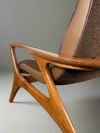 Vladmir Kagan Contour Loveseat Sofa and Ottoman