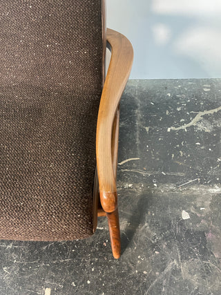 Vladmir Kagan Contour Loveseat Sofa and Ottoman