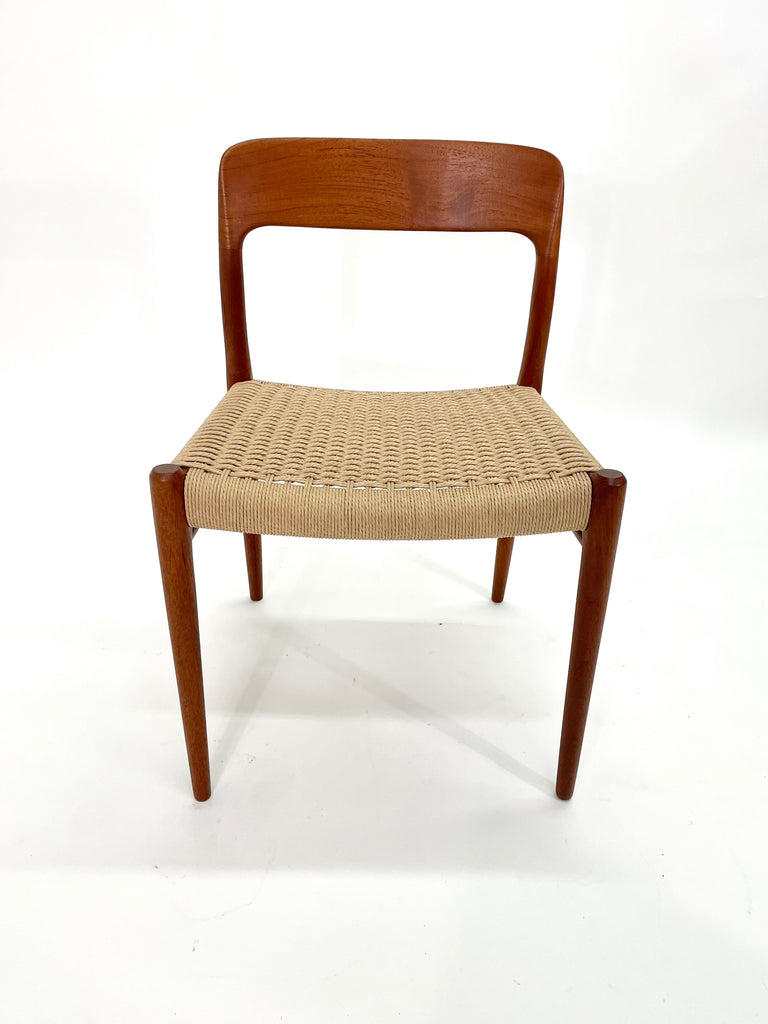 Moller teak best sale dining chairs