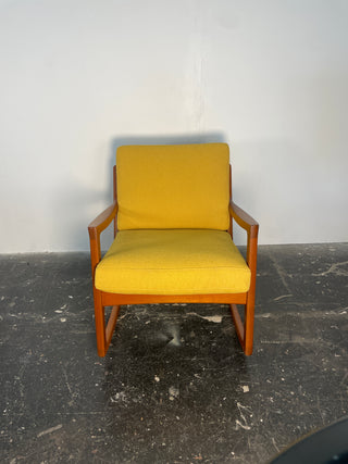 Rocking Chair by Ole Wanscher in Solid Teak, Denmark Circa 1950's