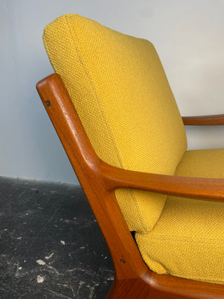 Rocking Chair by Ole Wanscher in Solid Teak, Denmark Circa 1950's