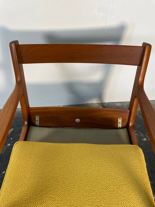 Rocking Chair by Ole Wanscher in Solid Teak, Denmark Circa 1950's