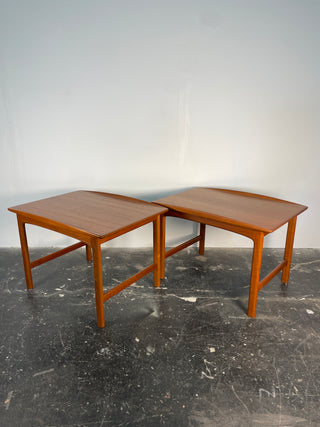 Pair of Vintage 'Frisco' Side Tables by Folke Ohlsson in Teak, Circa 1960s