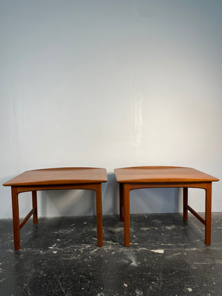 Pair of Vintage 'Frisco' Side Tables by Folke Ohlsson in Teak, Circa 1960s