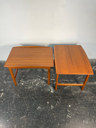 Pair of Vintage 'Frisco' Side Tables by Folke Ohlsson in Teak, Circa 1960s