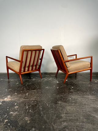 Pair of T.H. Robsjohn-Gibbings Lounge Chairs for Widdicomb
