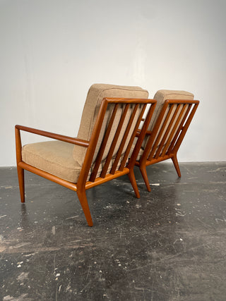 Pair of T.H. Robsjohn-Gibbings Lounge Chairs for Widdicomb