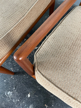 Pair of T.H. Robsjohn-Gibbings Lounge Chairs for Widdicomb