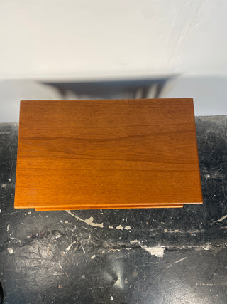 Westnofa Teak Set of 3 Nesting Tables with Conical Legs