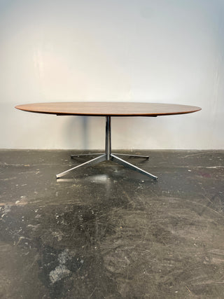 Florence Knoll Dining Table or Conference Table in Walnut