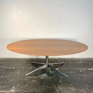Florence Knoll Dining Table or Conference Table in Walnut