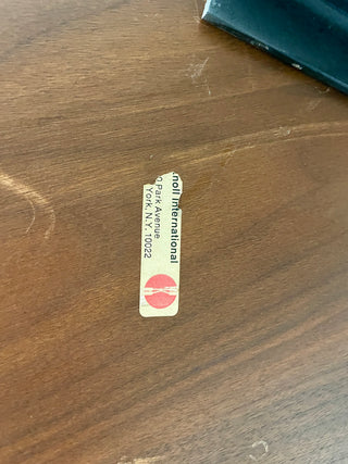 Florence Knoll Dining Table or Conference Table in Walnut