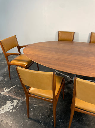 Florence Knoll Dining Table or Conference Table in Walnut