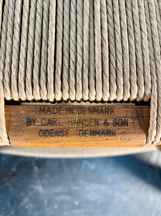 Pair of  Vintage Hans Wegner Wishbone Chairs for Carl Hansen