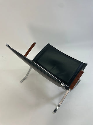 Preben Fabricius and Jorgen Kastholm  X-chairs, model FK-82 (Pair Available)
