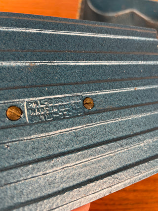 Pal-Bell cast bronze dish with lid by Maurice Ascalon with rare blue inside