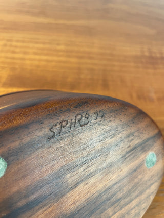 Steven Spiro Studio Craft Solid Wood Jewelry Box and Mirror