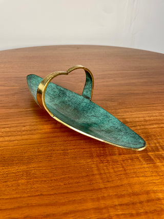 Pal-Bell Brass Oval Tray with Curved Handles