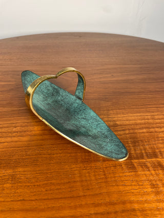 Pal-Bell Brass Oval Tray with Curved Handles