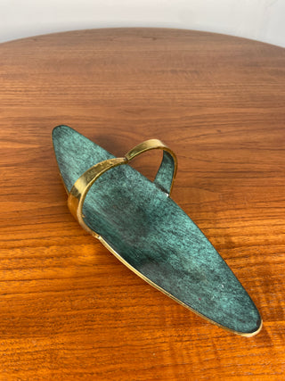 Pal-Bell Brass Oval Tray with Curved Handles