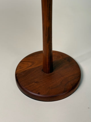 Gordon & Jane Martz Gray Coin Tile Mosaic Side Table