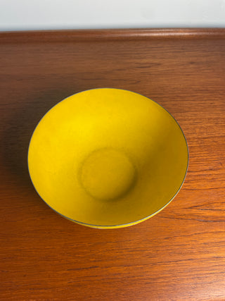 Cathrineholm Lotus 8" Yellow Enamelware Bowl