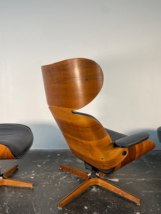 Mr. Chair and Ottoman by George Mulhauser for Plycraft