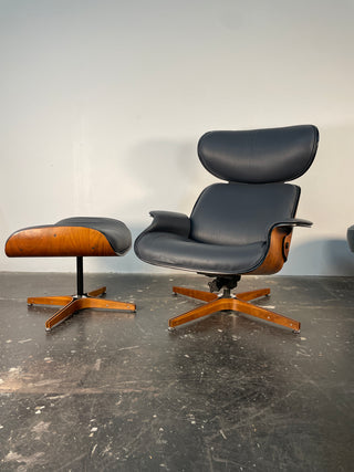 Mr. Chair and Ottoman by George Mulhauser for Plycraft