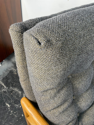 Milo Baughman High Back Scoop Lounge Chair