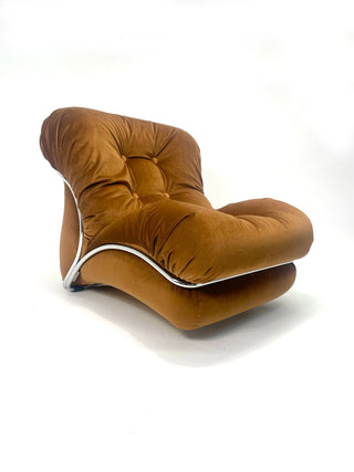 Italian Modern I.P.E. Corolla Lounge Chair
