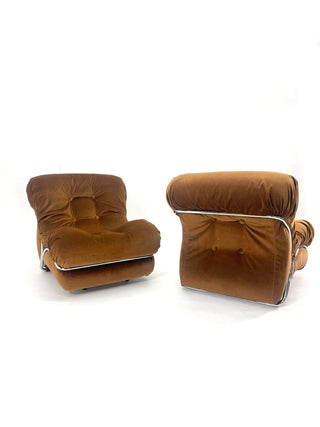 Italian Modern I.P.E. Corolla Lounge Chair