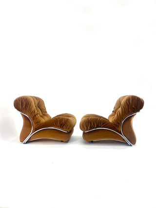 Italian Modern I.P.E. Corolla Lounge Chair