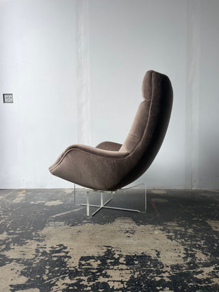 Vladimir Kagan's Erica High Back Lounge Chair
