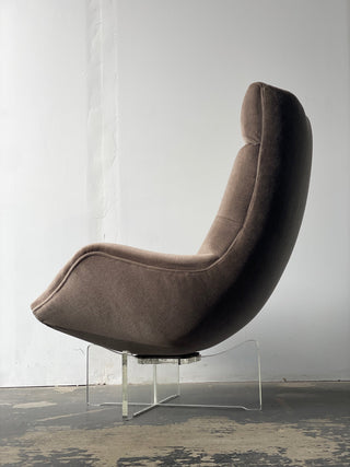 Vladimir Kagan's Erica High Back Lounge Chair