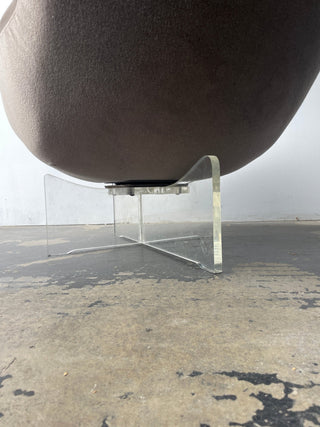 Vladimir Kagan's Erica High Back Lounge Chair