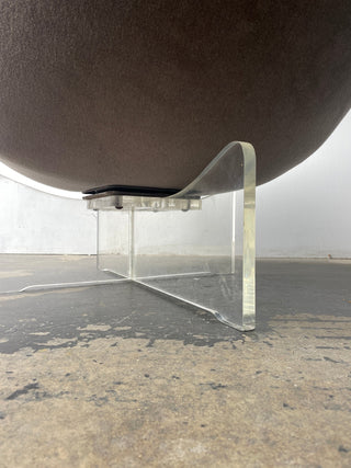 Vladimir Kagan's Erica High Back Lounge Chair