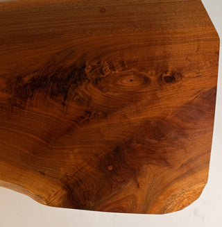 George Nakashima Conoid Coffee Table – English Walnut with Rosewood Butterfly