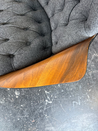 George Mulhauser for Plycraft "Mr. Chair" with Ottoman – Restored Mid-Century Modern Recliner