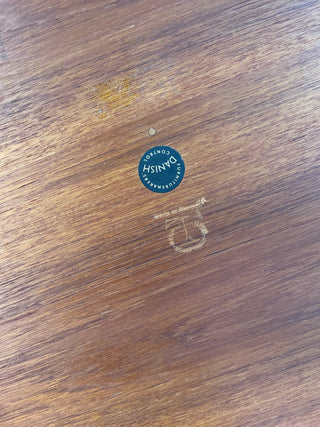 Danish Modern Round Coffee Table in the Style of Arne Vodder