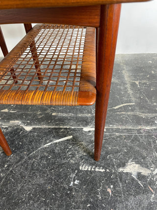 Pair of Poul Jensen Teak Side Tables for Selig