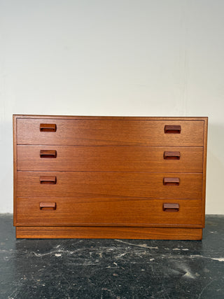 Børge Mogensen 4-Drawer Teak Dresser, Circa 1950's