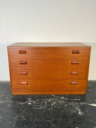Børge Mogensen 4-Drawer Teak Dresser, Circa 1950's
