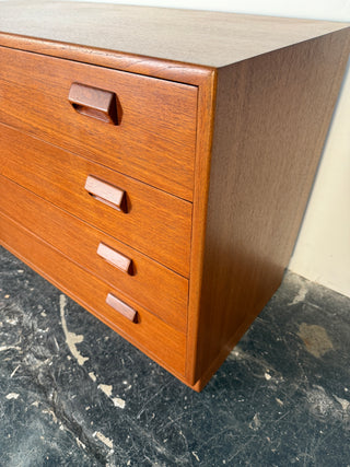 Børge Mogensen 4-Drawer Teak Dresser, Circa 1950's
