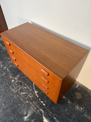 Børge Mogensen 4-Drawer Teak Dresser, Circa 1950's